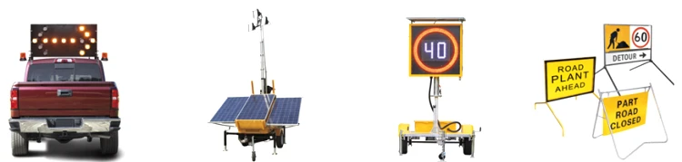 2 VMS VARIABLE MESSAGE DYNAMIC MESSAGE SIGNS TRUCK MOUNT ARROW BOARD TRAILERS LIGHT TOWER VSLS SIGNAGE TRAFFIC CONTROL LED SAFETY SIGNS
