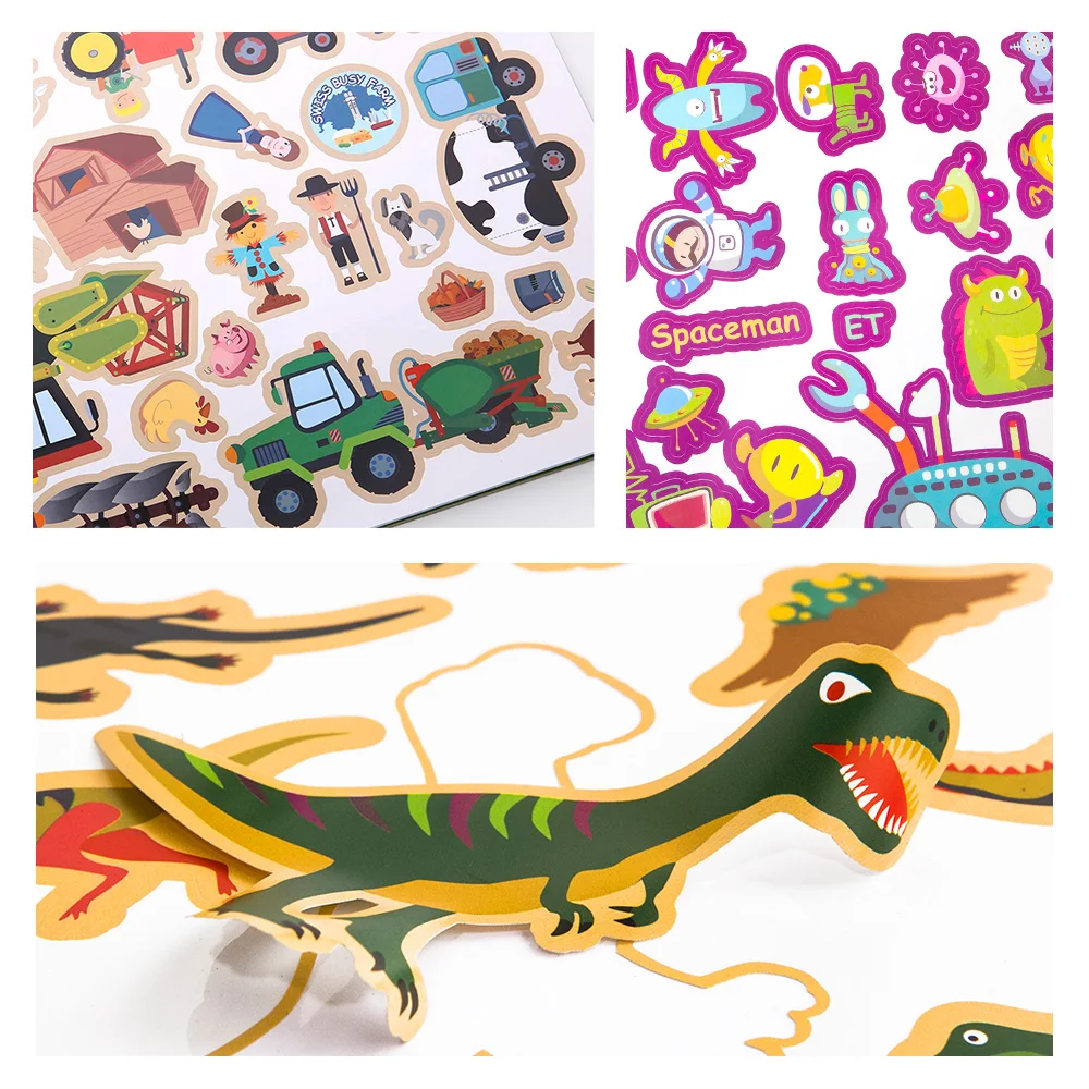 Promotional Custom Colorful Kids Cartoon Cute School Life Paper