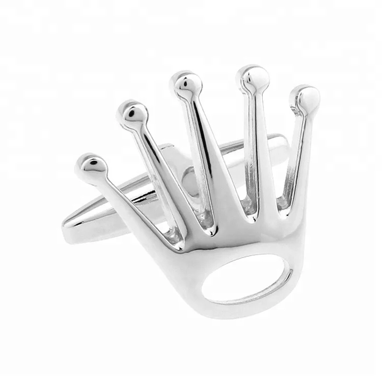 

Custom men's accessories crown cufflinks
