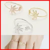 2015 new arrived high polish shinny 925 stelring silver adjustable Maple leaf ring