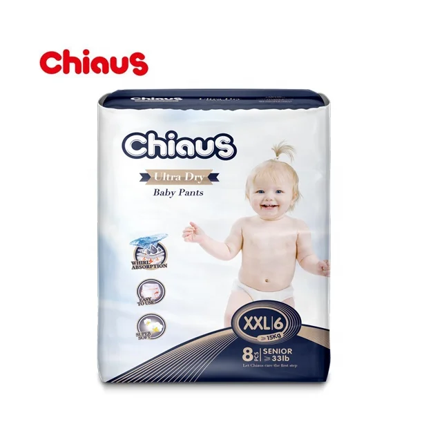 

2020 Chiaus Good absorption Baby diapers pants manufacture nappies