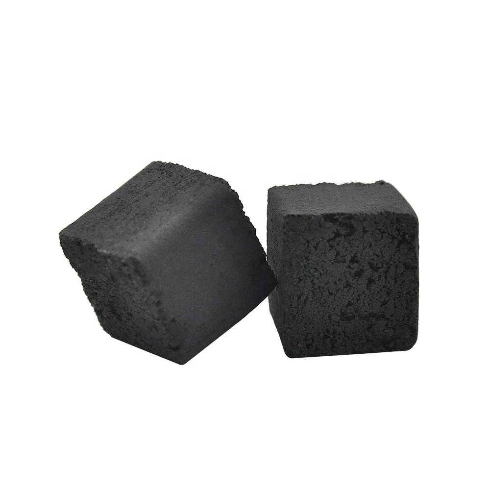 
YKS 2.5 cm shisha coconut shell cube charcoal briquettes 