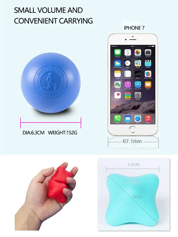 Firm Myofascial Release Trigger Point Therapy Massage Lacrosse Balls Peanut Double Ball Yoga Therapy Silicone Massage Ball