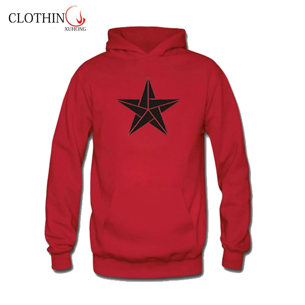 red dri fit hoodie