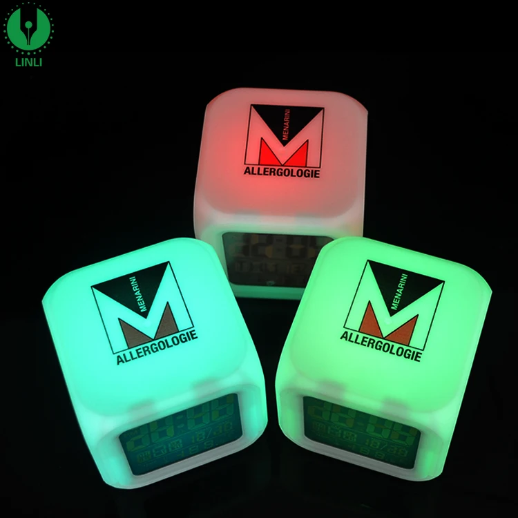 Plastic Battery Powered Custom Electronic Digital Table Clock