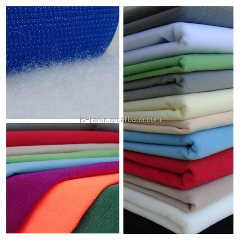 
WCA BSCI China JIARUN factory adhesive soft mop head 100% nylon loop fabric in roll 