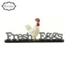 "Fresh eggs" Easter creative gifts on home decoration crafts cock