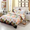 150d 100 polyester microfiber brushed pigment printed bed sheet fabric