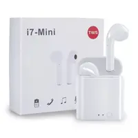 

V5.0 tws i7 mini stereo wireless earbuds with 300mAh power supply