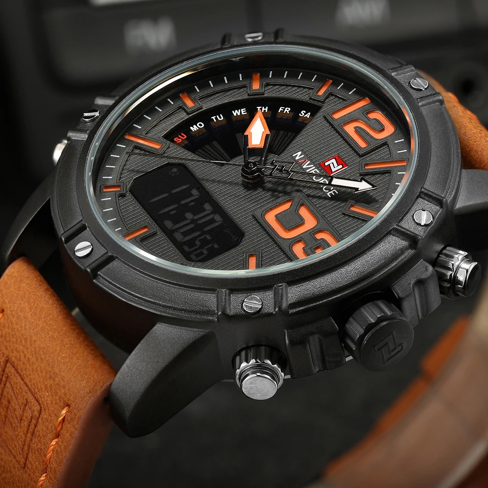 

Watch New Man Sport Relogio Factory Luxury Brand Japan Naviforce 9095