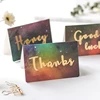 Fantasy bronzing starry sky creative art gift Greeting card thank you card Party Supplies cute
