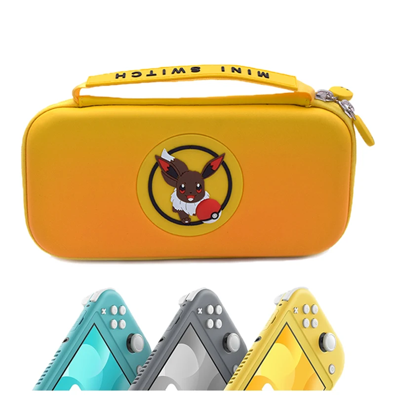 

New design Carrying case handel EVA pikachu case bag For Nintendo Switch Lite, Yellow