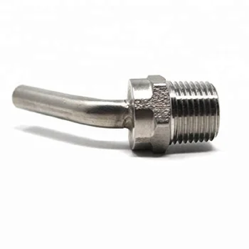 brewing ss304 adapter beer stainless steel npt fitting dip larger tube