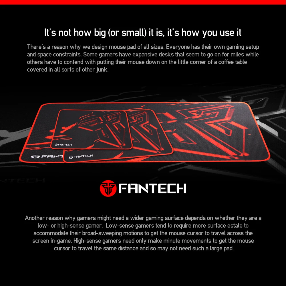 Tapis de souris de jeu pour cybercafé bon marché et durable Fantech MP25