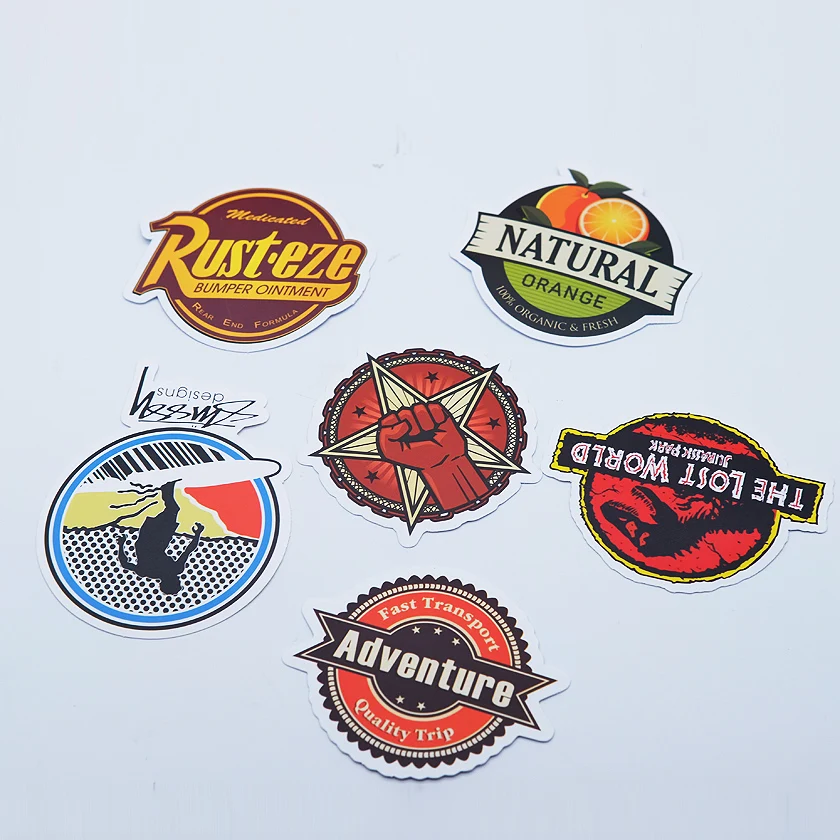 Custom Print Colorful Individual Logo Die Cut Stickers Buy Custom