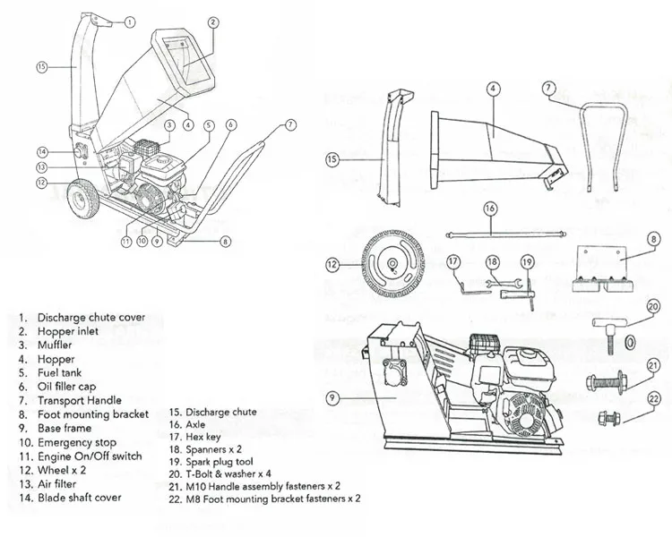 farm wood carving machine wood chipper