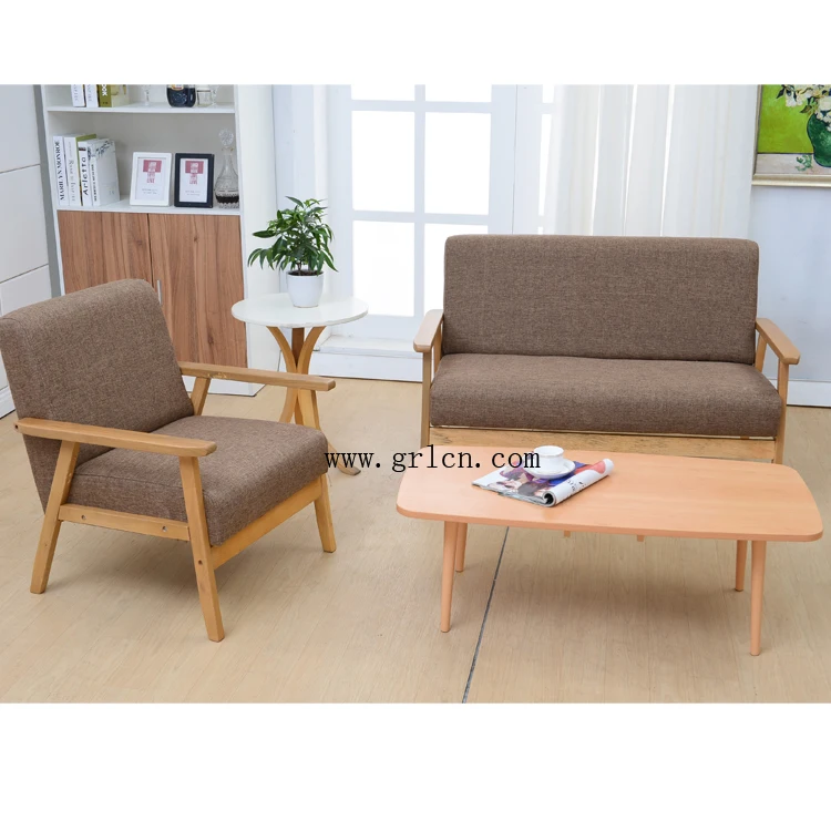 European Style Solid Wood Sofa Chair - Buy Sofa Chair,Solid Wood Sofa ...