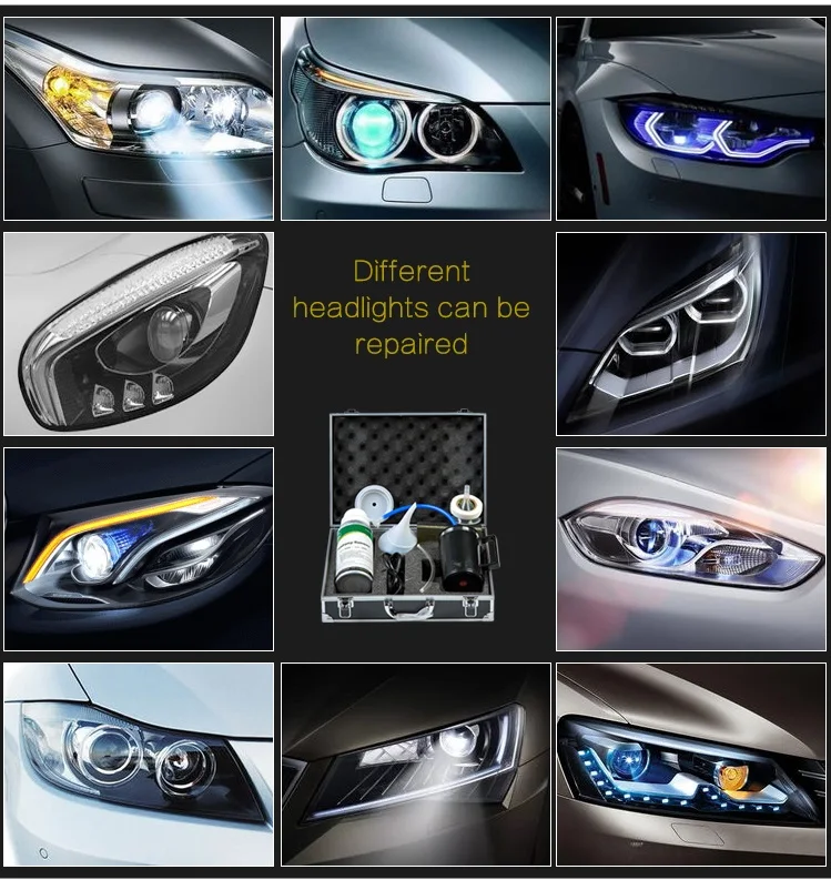 Headlamp Restoration Kit Headlight Renovation Renew Clear Medecine Headlight Steam