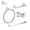 4 Pcs Modern Luxury Customized Plated Hotel Bathroom Set Accessory For Project