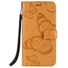 Big butterfly wallet flip case for Vivo Y67