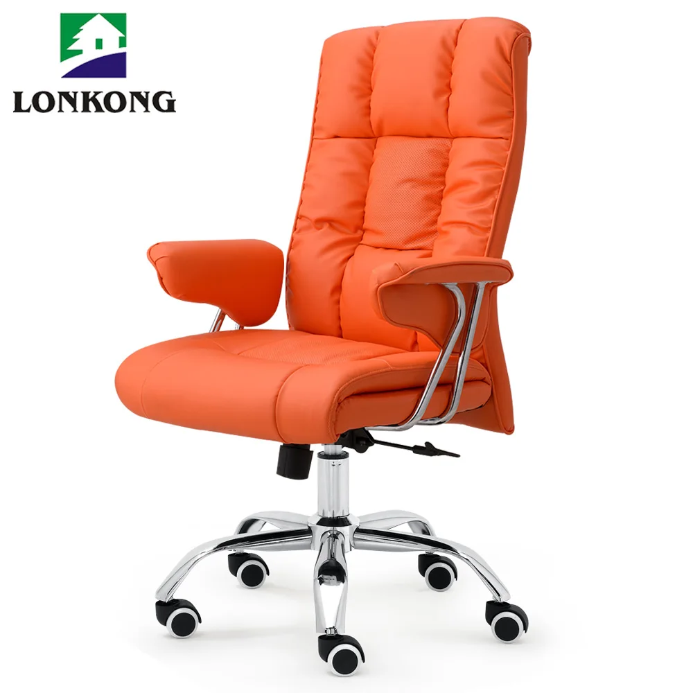 Executive Cowhide Office Chair Italian Luxury Pink Leather Executive Cowhide Office Chair Italian Luxury Pink Leather