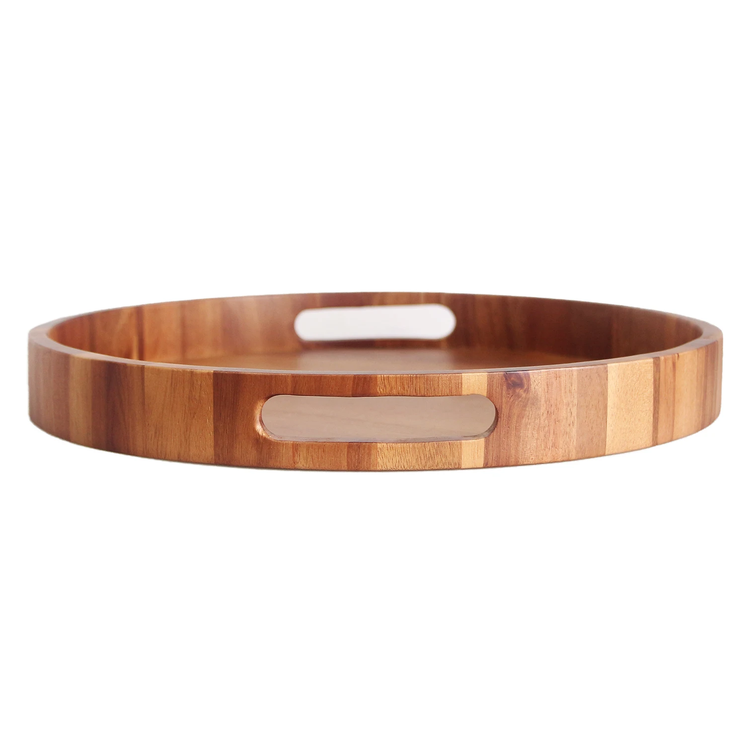 Wholesale Natural Acacia Wood Round Tray Buy Acacia Wood Round Tray