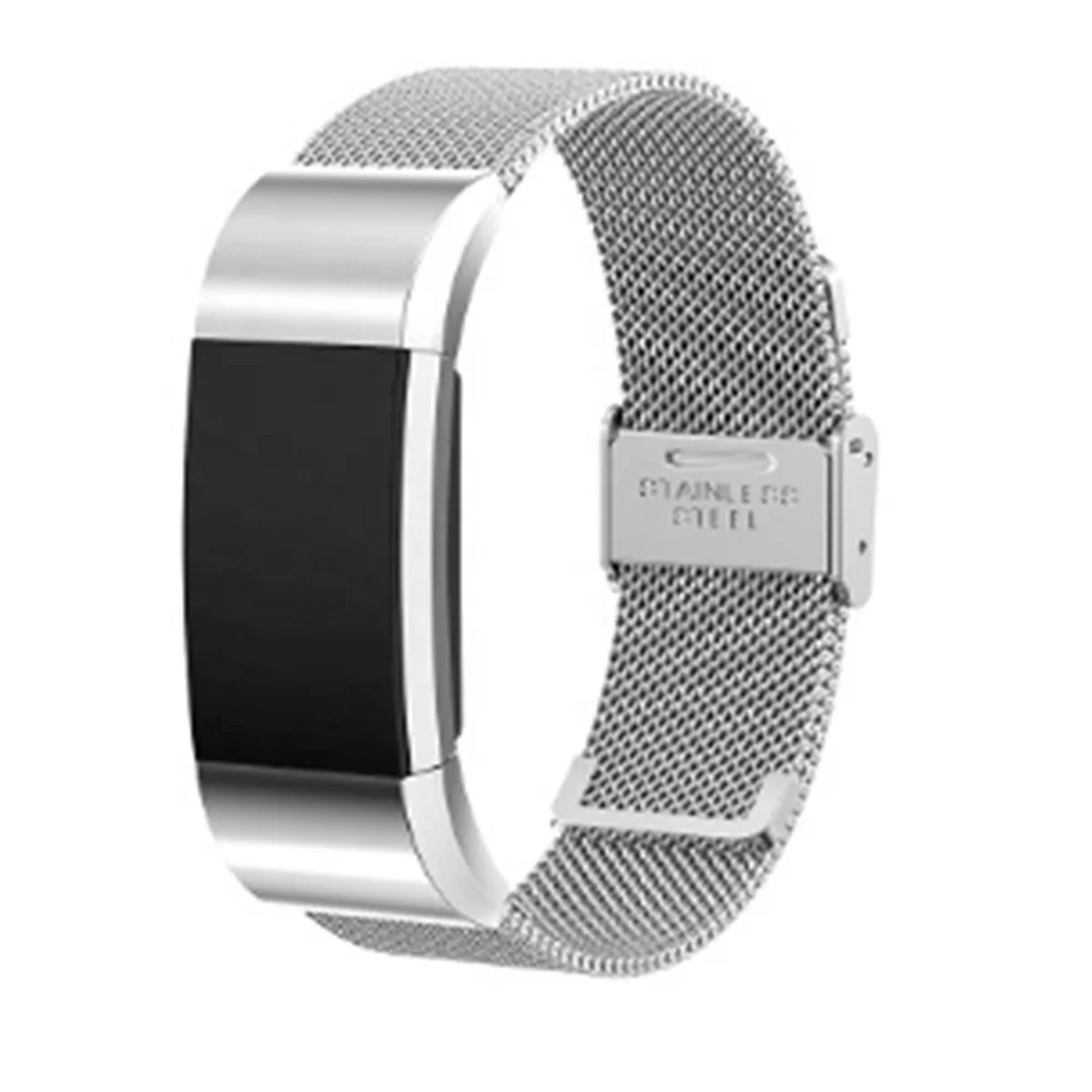 

Wholesales Milanese Loop Stainless Steel Smart Wristband Watch Band Strap for FITBIT charge 2
