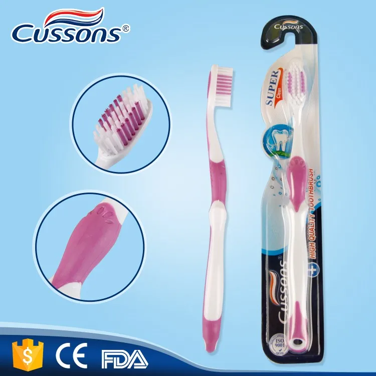 silicone bristle toothbrush