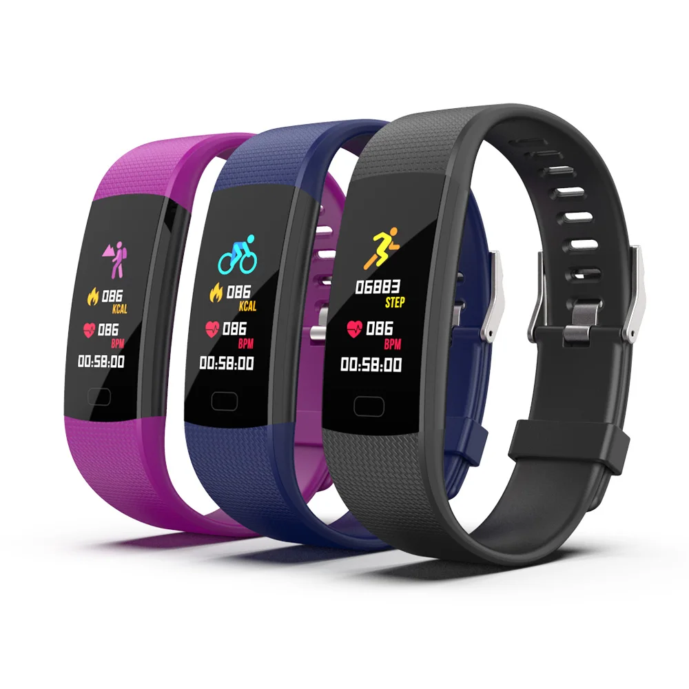 

2019 Smart Bracelet IP67 Y1 Waterproof Heart Rate Monitor Pedometer Sleep Monitor sport Smart wrist band strap, N/a