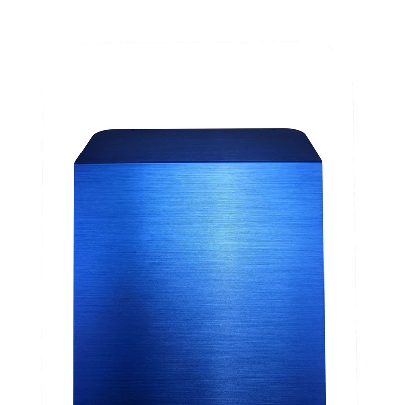 1050 1060 5052 Blue Hard Anodized Aluminum Anodizing Sheets Card For