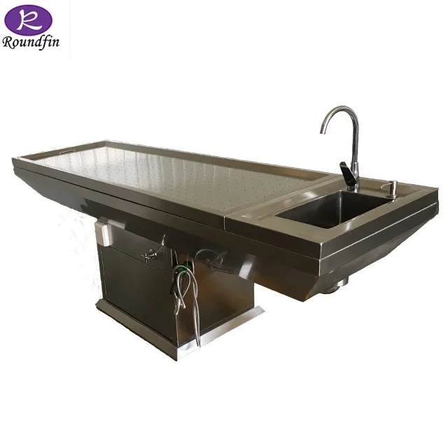 Roundfin Embalming Machine Funeral Embalming Table Funeral Equipment