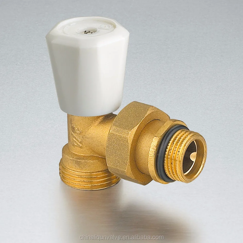 

Air condition heating installation thermostatic brass radiotor angle valve