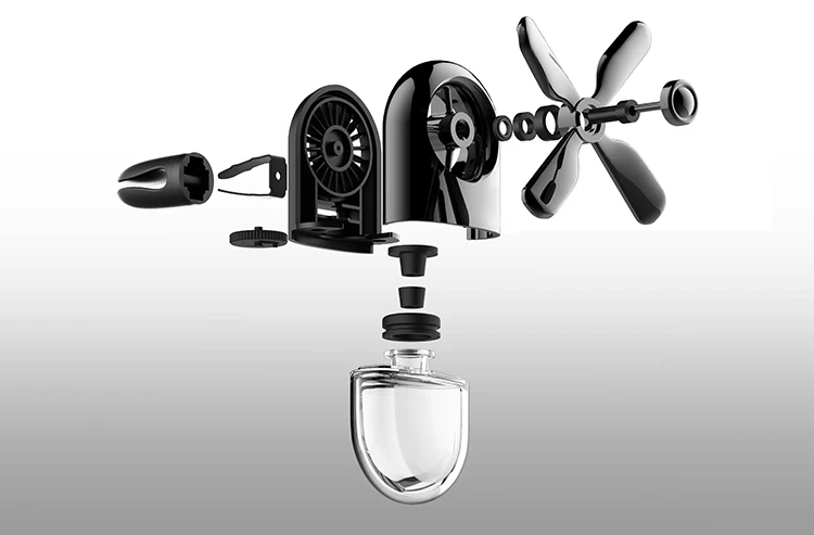 Eco-friendly perfume car air freshener 4ML liquid vent clip diffuser Car perfume
