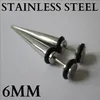 stainless steel fake magnetic piercings fake taper earrings body jewelry