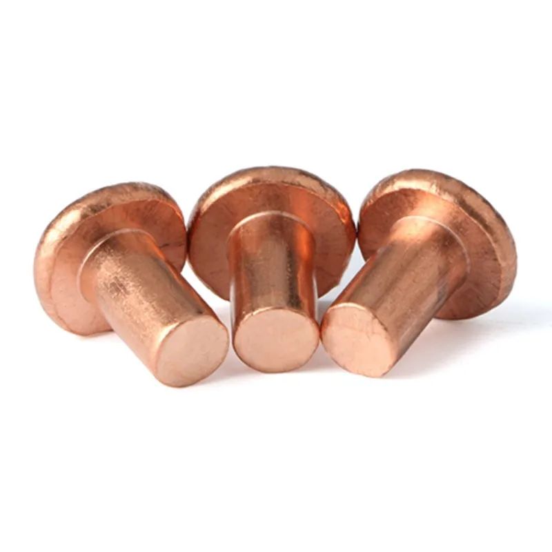 M8 M10 M12 Copper Brass Countersunk Head Solid Rivet Buy Brass