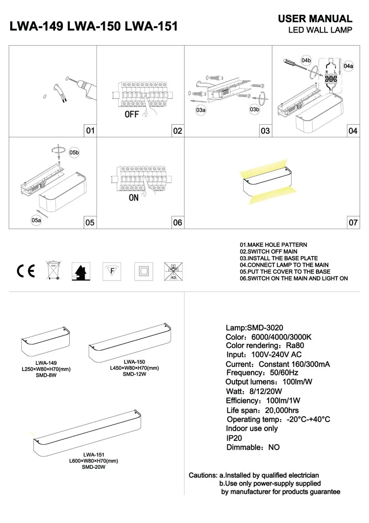 LWA149-LWA150-LWA151