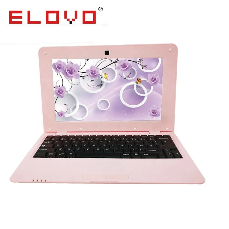 

cheapest laptop in china 10.1 inch mini android laptop with 1GB RAM 8GB ROM for students, Black,white,pink.blue