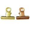 30 mm gold rose gold finish small size metal bulldog clip wholesales