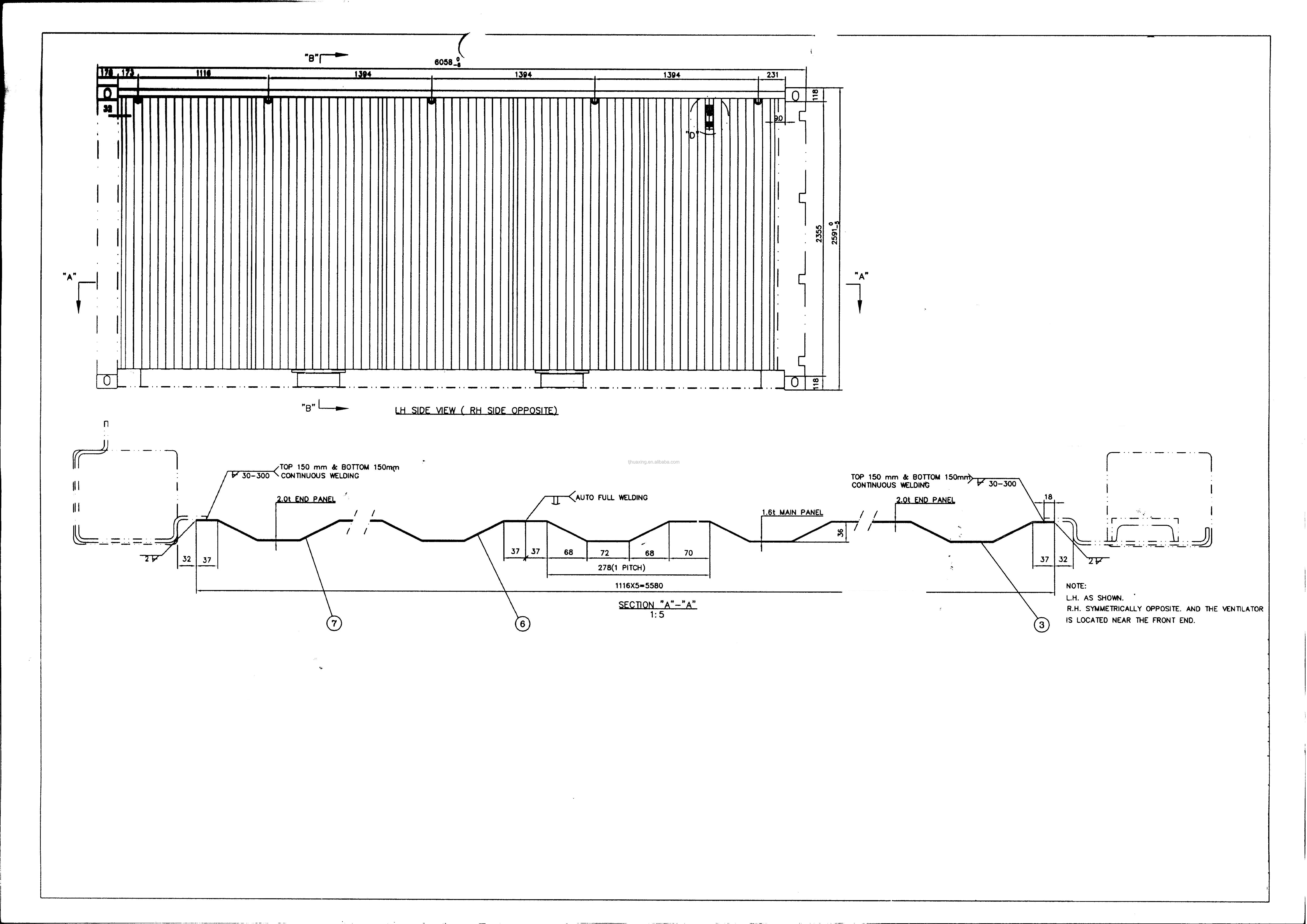 corrugated container图片