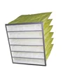 High performance galvanized sheet metal frame big dust capacity medium efficiency F8 dust bags filter