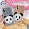 2019 New Arrivals Cute Panda Warm Fur Phone Case For Girls, Anti-drop Trending Hard PC Fluffy Cover For iPhone X/XS/XS MAX Case
