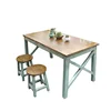 Customize Different Farm Table Dining Room Solid Wood Farmhouse Leg Dining Table