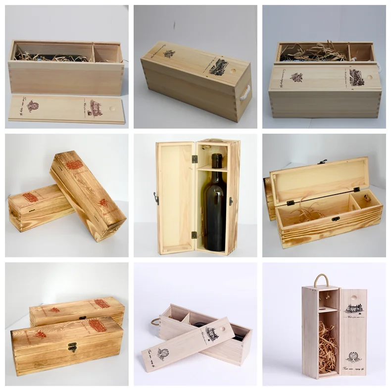 Single Bottle Birch Bark Round Wooden Wine Box With Custom Logo Buy