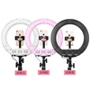 Photographic lighting LED circle ring light lamp live shooting studio Color Makeup Professional Video Phone Camera Selfie stick