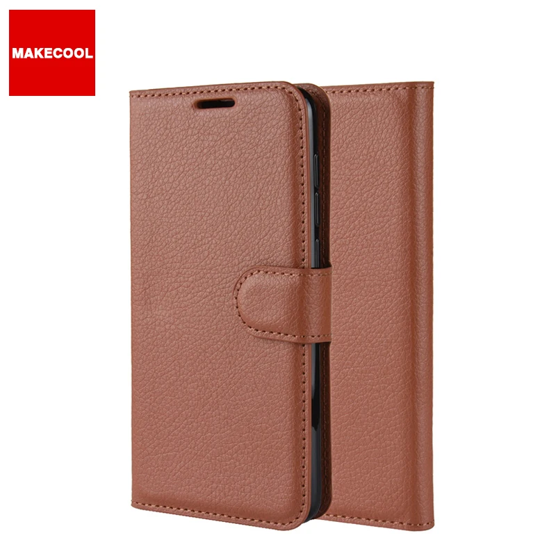 

New Litchi clamshell leather phone case cover for sony xz4 compact