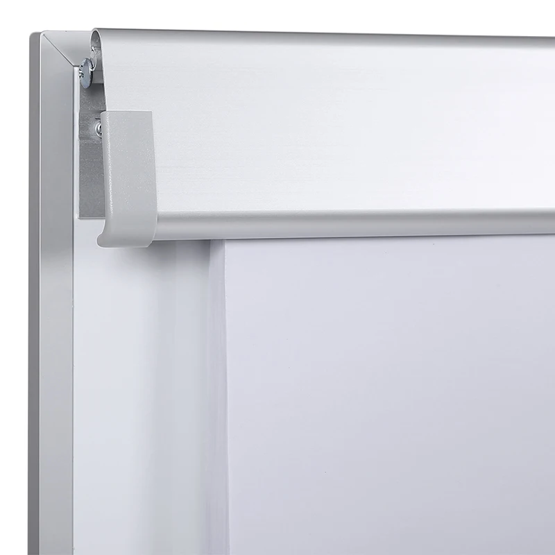 
Mobile Whiteboard Flip Chart With 5 Wheels 