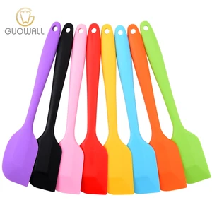 LFGB Large Size Scraper /Colorful Baking 28CM Fashion Color Baking Tools Non-Stick Butter silicone spatula