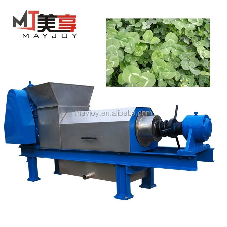 304 Stainless Steel Leaves Juice Extractor Machine Alfalfa Leaf