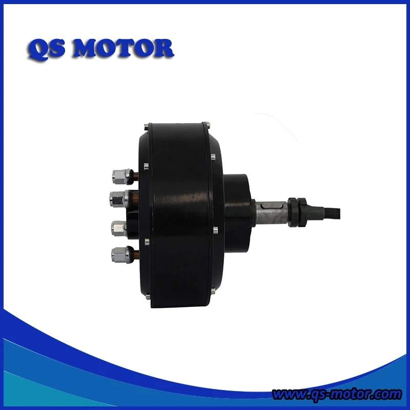 

QS Motor 205 2000W Single Shaft Car Hub Motor (50H) V2 Type, Black