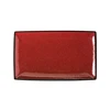 Home food plate color clay rectangle ceramic dish dinner